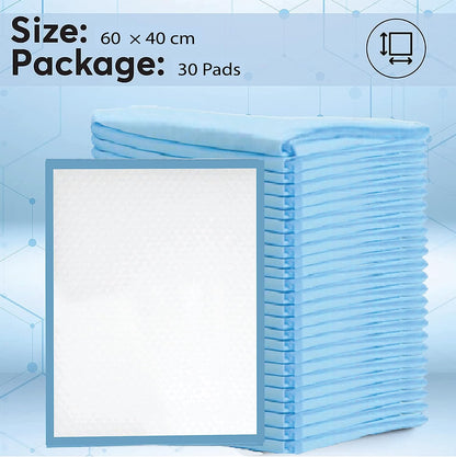 Incontinence Bed Pads: 60x40 cm, Children and Maternity, (Qty: 30)