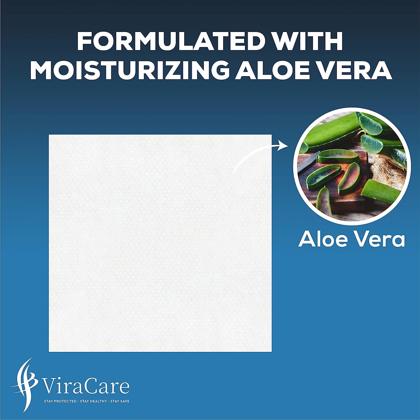 Adult Aloe Vera Wet Wipes, XL, (70 Pack)