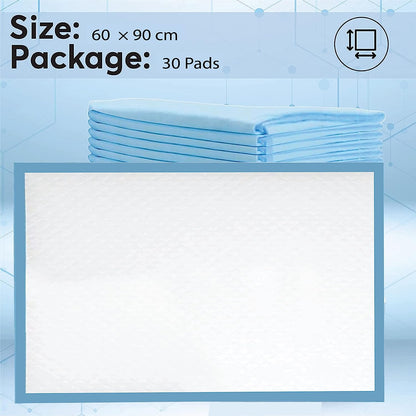 Incontinence Bed Pads: 60x90 cm, Children and Maternity, (Qty: 30)