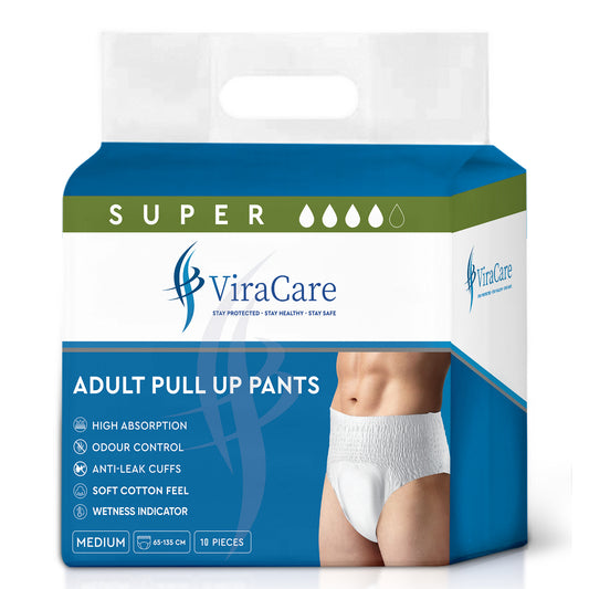 Adult Pull Ups Super Absorbent with Indicator, Unisex, (Qty: 10)