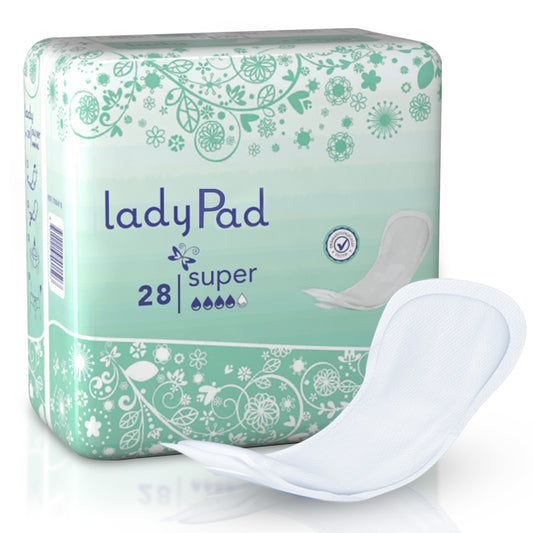 Lady Pads Super: Sanitary Pads, Super Absorbent, (Qty: 28)