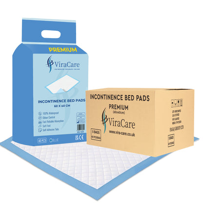 Premium Incontinence Bed Pads 60x40 cm (Qty: 200)