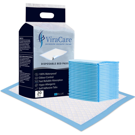 Incontinence Bed Pads: 60x90 cm, Unisex, (Qty: 20)