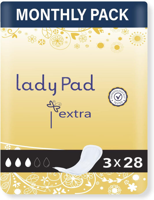 Lady Pads Extra: Maternity Pads, Super Absorbent, (Qty: 84)