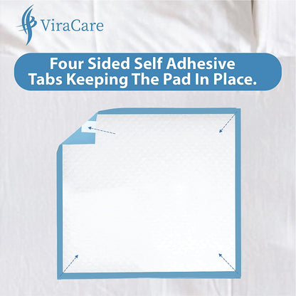 Incontinence Bed Pads: 60x60 cm, Elderly and Disabled, (Qty: 30)