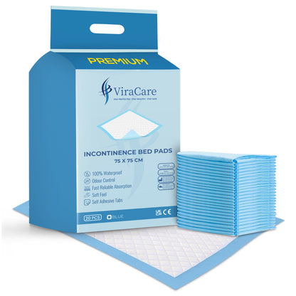 Premium Incontinence Bed Pads 75x75 cm (Qty: 20)