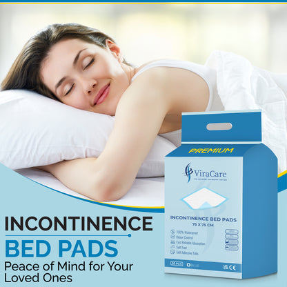 Premium Incontinence Bed Pads 75x75 cm (Qty: 20)