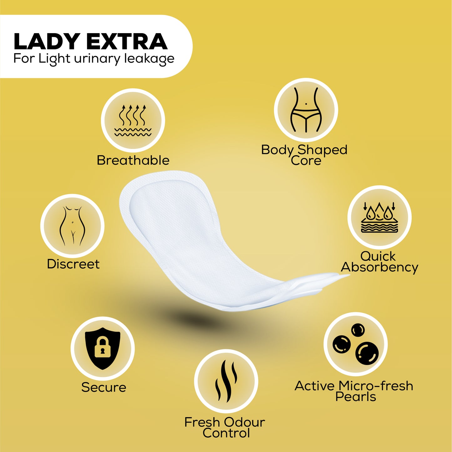 Lady Pads Extra: Maternity Pads, Super Absorbent, (Qty: 84)