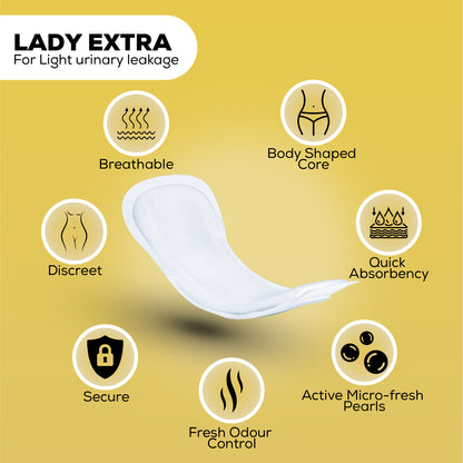 Lady Pads Extra: Maternity Pads, Super Absorbent, (Qty: 84)