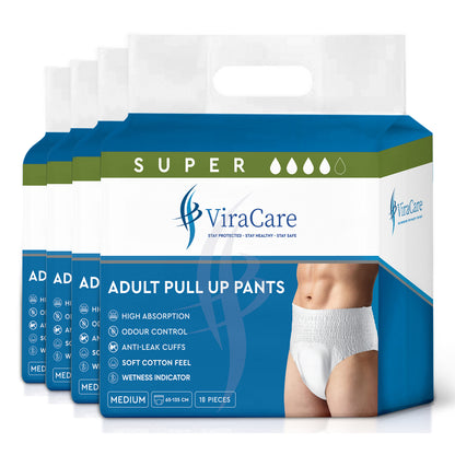 Adult Pull Ups Super Absorbent with Indicator, Unisex, (Qty: 40)