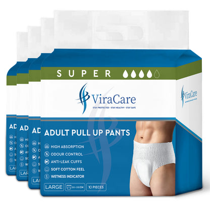 Adult Pull Ups Super Absorbent with Indicator, Unisex, (Qty: 40)